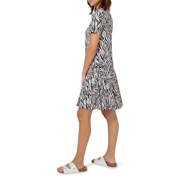 LEOTA Serenity Zebra Print Dress - NWT - Picture 3 of 4